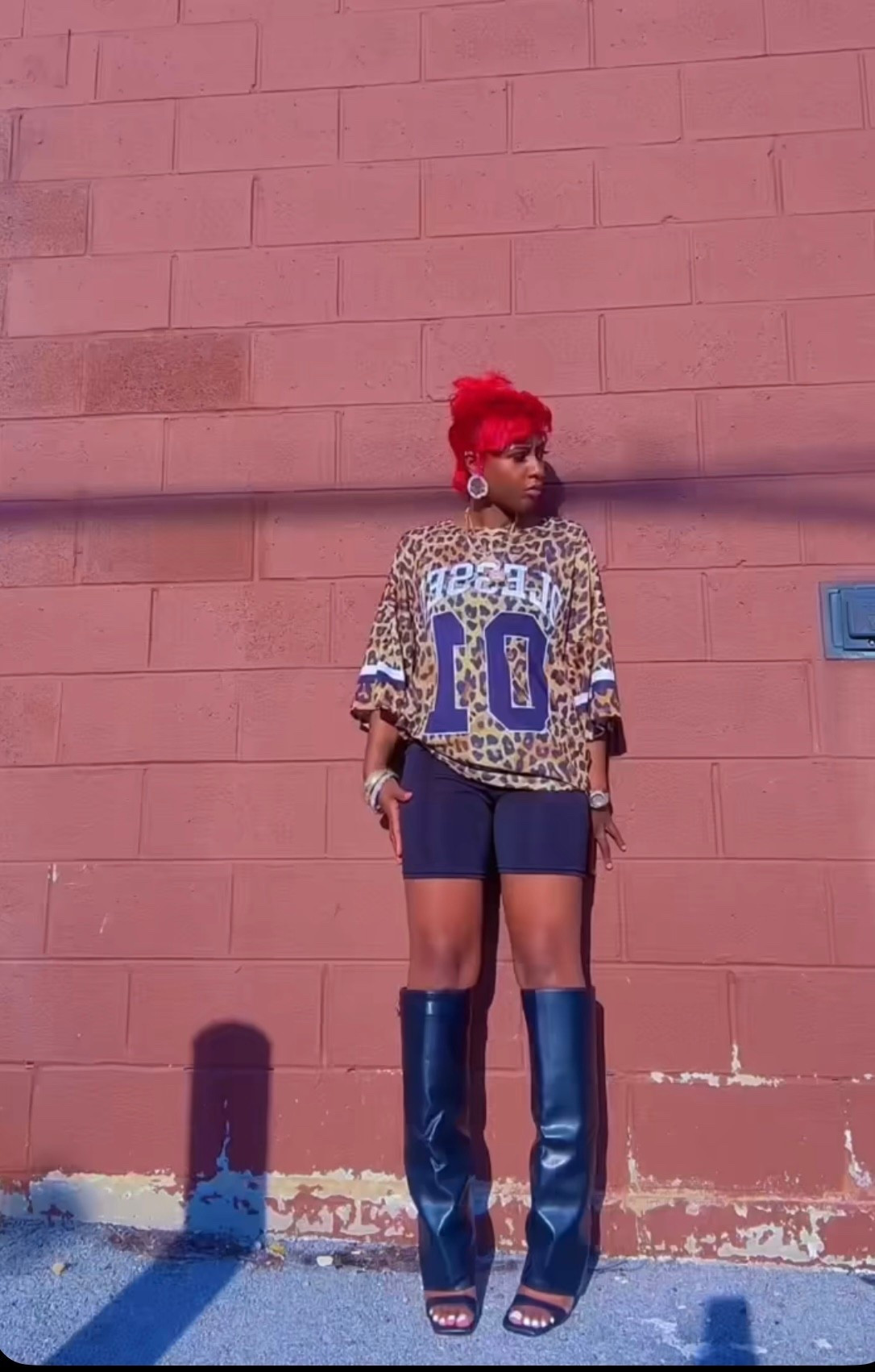 Bold, intentional, effortless.
Leopard print always does the heavy lifting. Paired with sleek biker shorts and knee-high boots, this look is casual with authority. Comfortable, confident, and styled on purpose.

Shop the exact pieces below.

#LTKFindsUnder100 #LTKootd