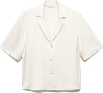 Satin Camp Shirt | Nordstrom