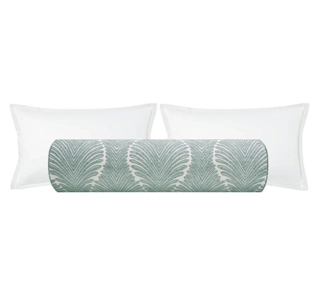 THE BOLSTER :: MUSGROVE CHENILLE // SPA BLUE | LITTLE DESIGN COMPANY