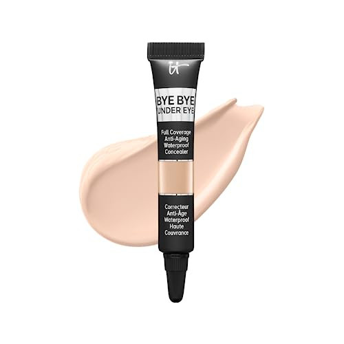 IT Cosmetics Bye Bye Under Eye Concealer Travel (Light Natural) - Water-Resistant, Full Coverage Brightening Concealer For Dark Circles, Fine Lines, Redness & Discoloration, Anti-Aging - 0.11 fl oz | Amazon (US)