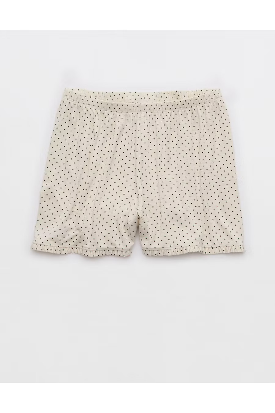 Aerie Real SoftÂ® Ruffle Boxer Short Women's Heather Frost S | Aerie