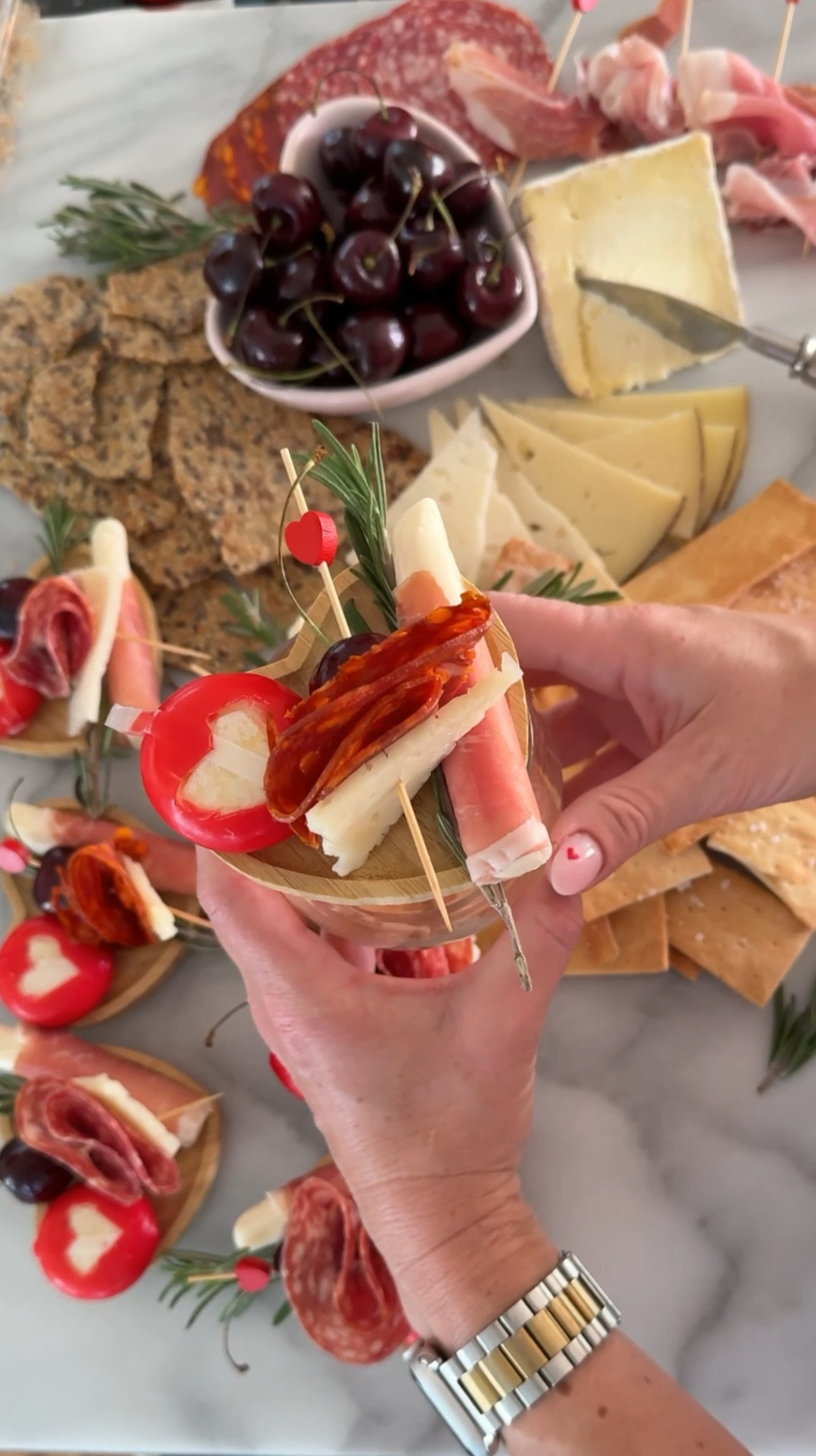 the cutest mini charcuterie boards with no trending audio 💘❤️ 

#LTKMostLoved #LTKSeasonal #LTKParties