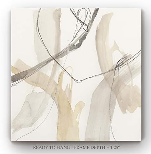 Renditions Gallery Modern Contemporary Abstract Canvas Wall Art for Living Room Bedroom, Neutral Mom | Amazon (US)