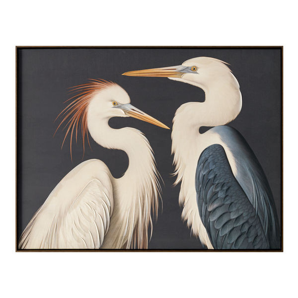 Two Cranes Framed Painting | Scout & Nimble