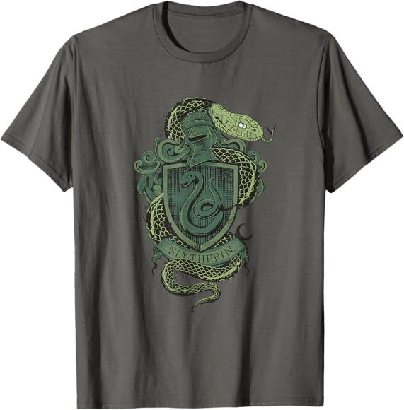 Harry Potter Slytherin Snake Crest T-Shirt | Amazon (US)