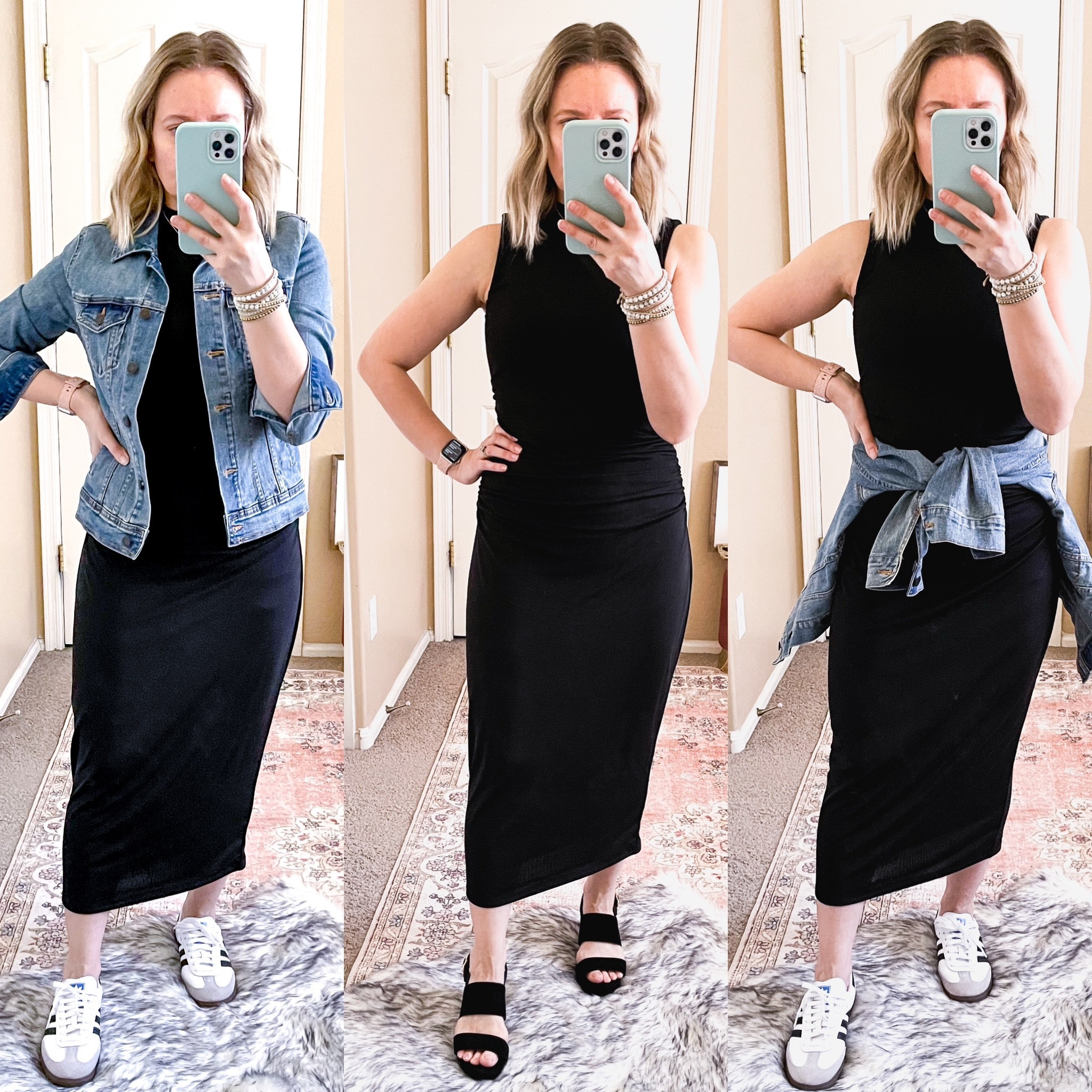 Love this $24 Walmart dress. Easy to dress up or down. 





Scoop mesh midi tank dress, Walmart fashion, BLD, black dress, little black dress, casual outfit, spring outfit, classic jean jacket, denim jacket, adidas samba og shoes, casual sneakers, fashion sneakers, adidas sneakers, white sneakers 

#LTKSeasonal #LTKstyletip #LTKshoecrush #LTKfindsunder50 #LTKover40 #LTKfindsunder100