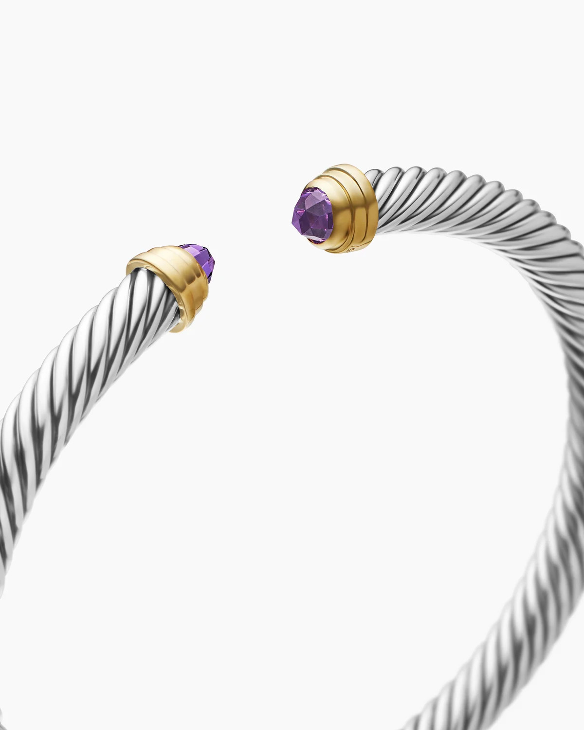 David Yurman | Classic Cable Bracelet in Sterling Silver with Diamonds, 5mm | David Yurman