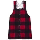 The Children's Place Girls' Buffalo Plaid Corduroy Skirtall Classicred 4 | Amazon (US)