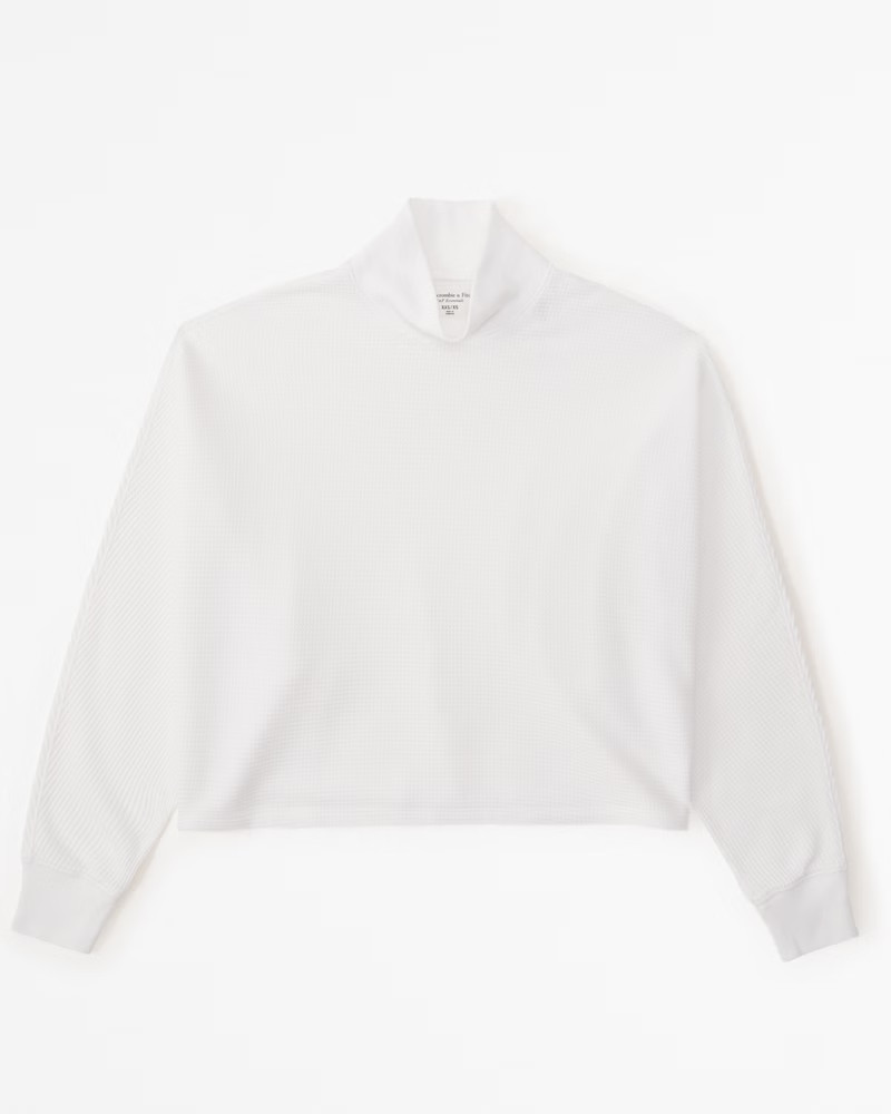 Long-Sleeve Dolman Waffle Tee | Abercrombie & Fitch (US)