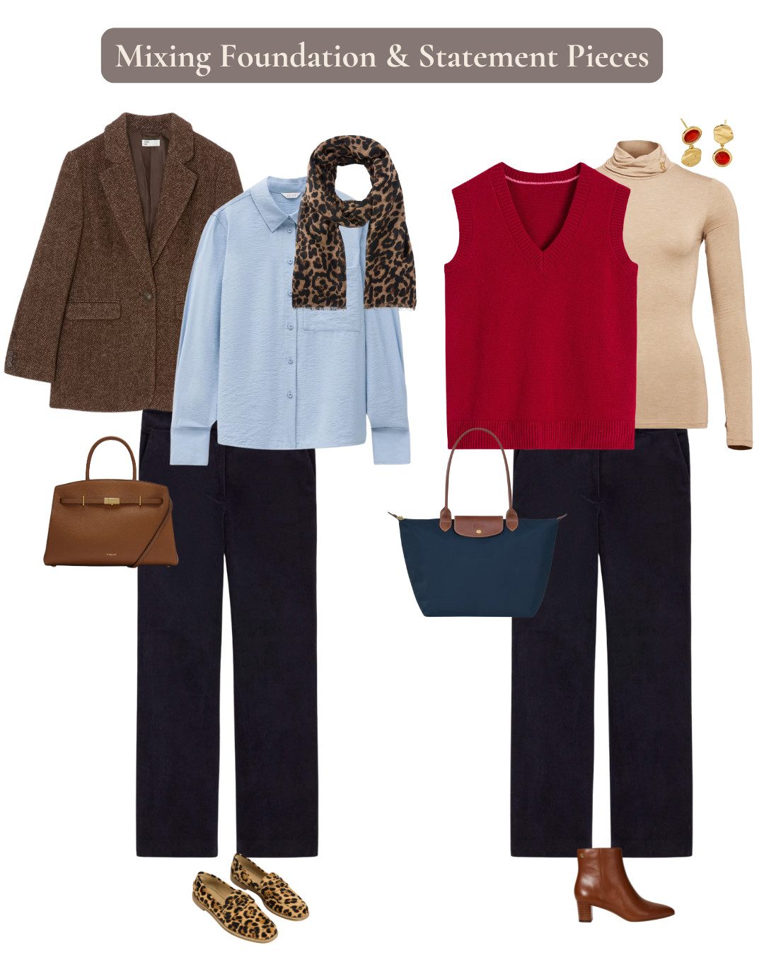 Every wardrobe needs foundation pieces to mix with statements to create outfits individual to you. Here foundation trousers and tops mixed with colour, texture or print. 

 #LTKuk #LTKover50style #LTKstyletip