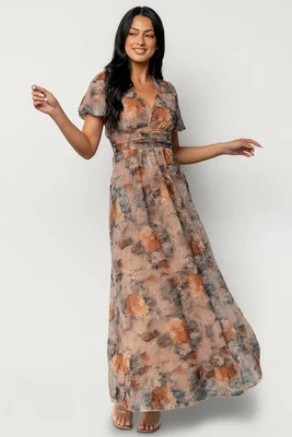 Ardley Maxi Dress | Copper + Slate Floral | Baltic Born