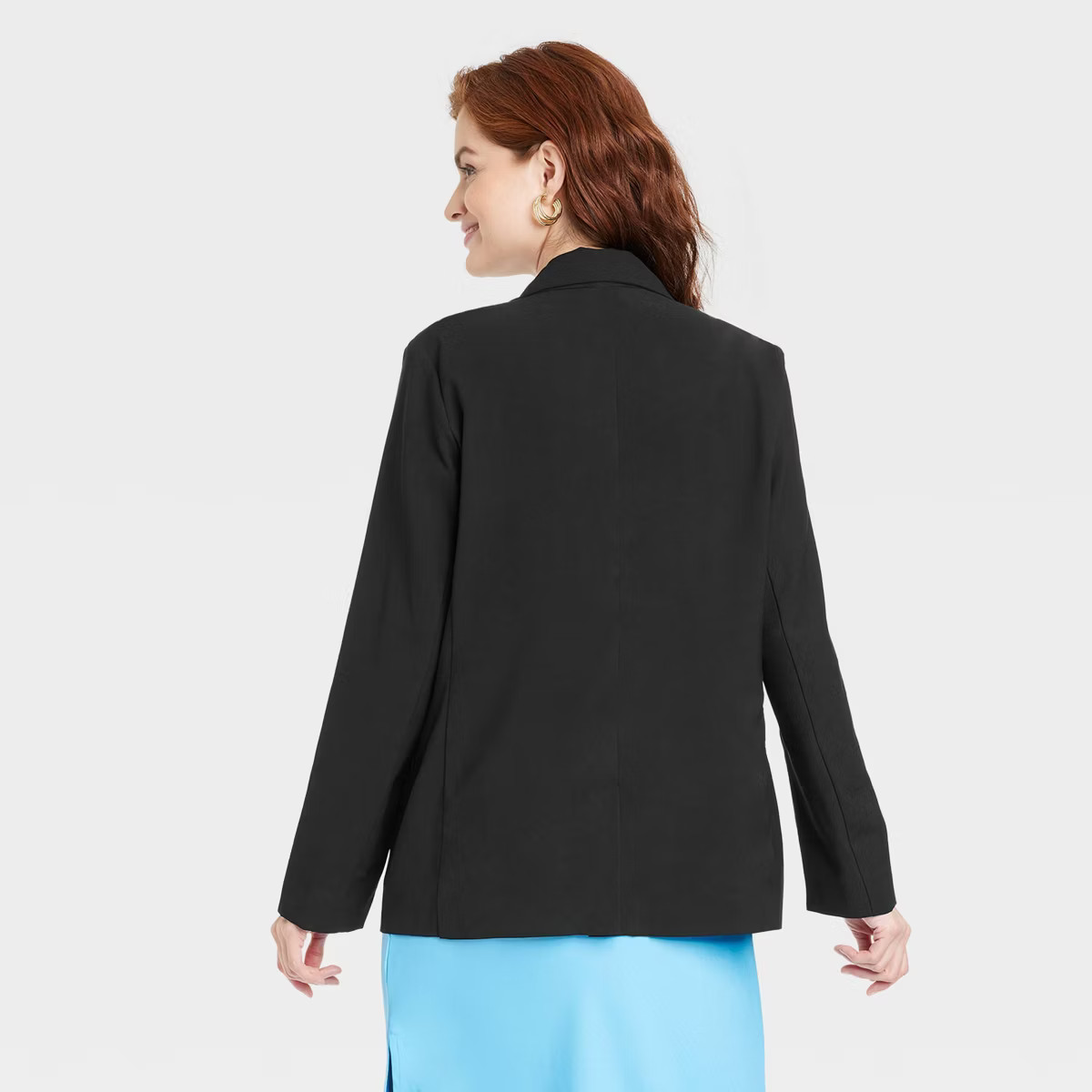 Women's Relaxed Fit Essential Blazer - A New Day™ Black | Target