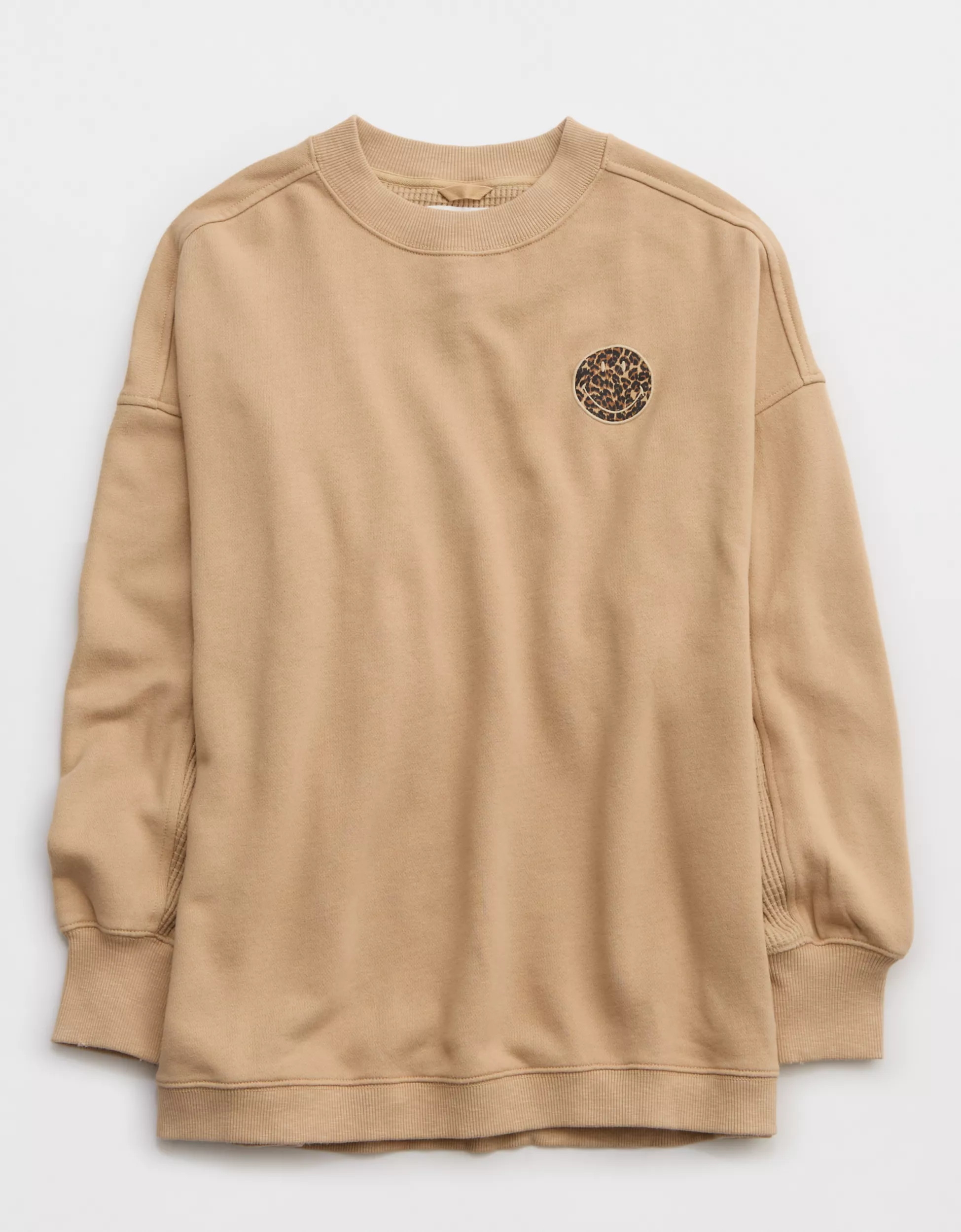 Aerie Smiley® Long Weekend Sweatshirt | American Eagle Outfitters (US & CA)