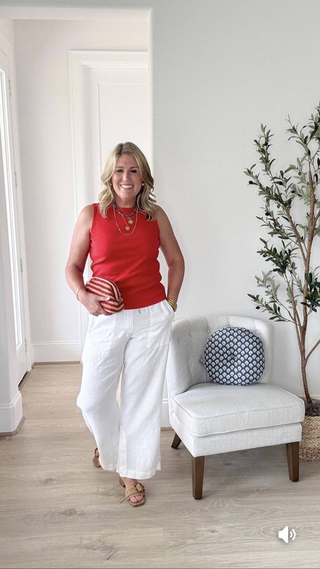 Tank runs tts. 
Pants run tts. Sweater has a relaxed fit. Runs tts. 

@J.Crew @gapstyle

#CoastalStyle
#LinenPants
#FashionOver50
#SummerStyleOver50
#EffortlessStyle

#LTKWatchNow #LTKFindsUnder50 #LTKShoeCrush #LTKFindsUnder100 #LTKStyleTip #LTKItBag

#LTKSaleAlert #LTKBeauty #LTKMidsize #LTKPetite #LTKTravel #LTKOver40 #LTKSeasonal #LTKWorkwear #LTKootd