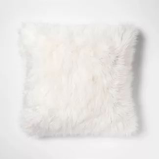 Mongolian Faux Fur Throw Pillow - Project 62™ | Target