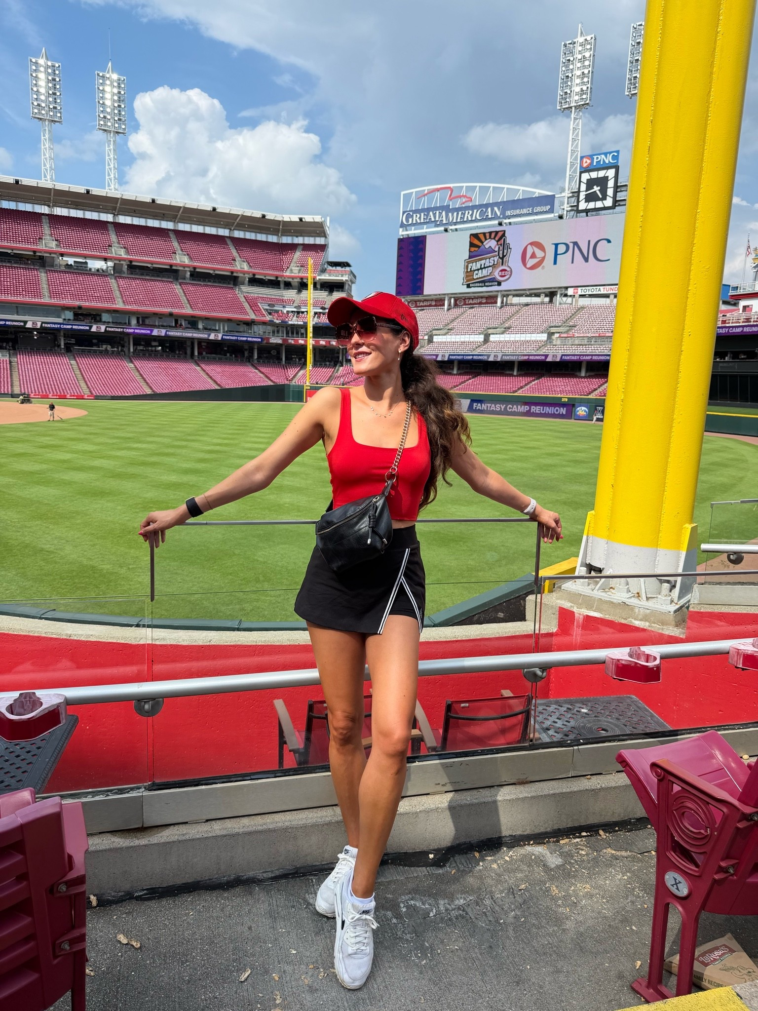 MLB
Cincinnati Reds game 
Baseball game OOTD

#LTKootd