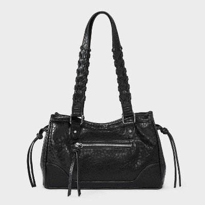 Whipstitch Handle Satchel Bag - Wild Fable™ with Olivia Dayton Black | Target