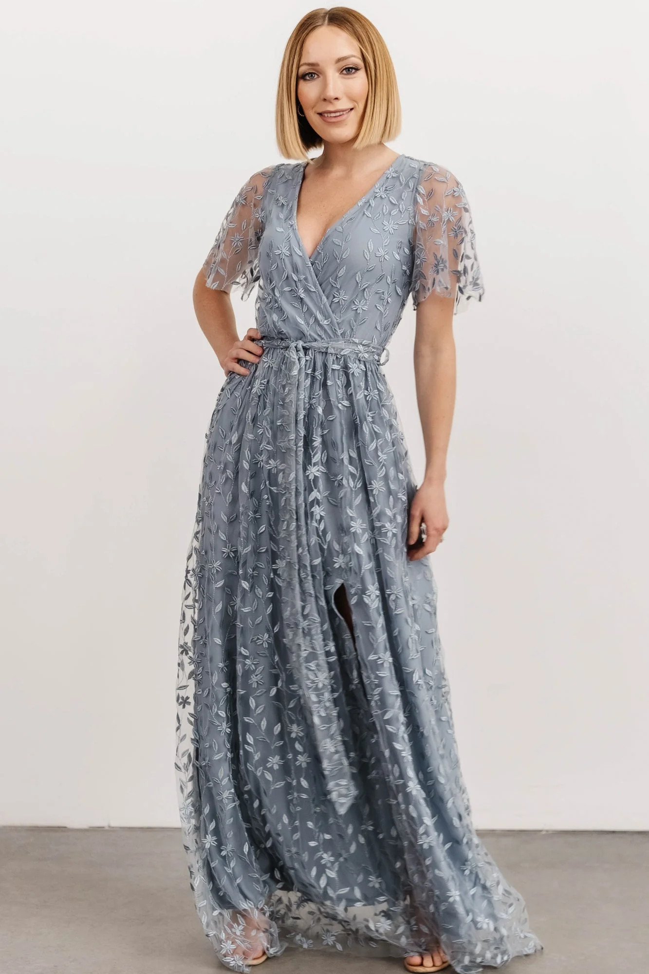 Marseille Embossed Maxi Dress | Baltic Born