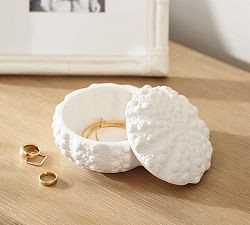 Coral Lidded Catchall Box | Pottery Barn (US)