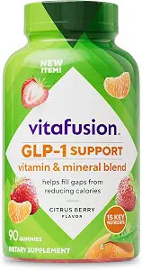 vitafusion GLP-1 Support Multivitamin, Vitamin and Mineral Blend, 15 Essential Nutrients, Citrus ... | Amazon (US)