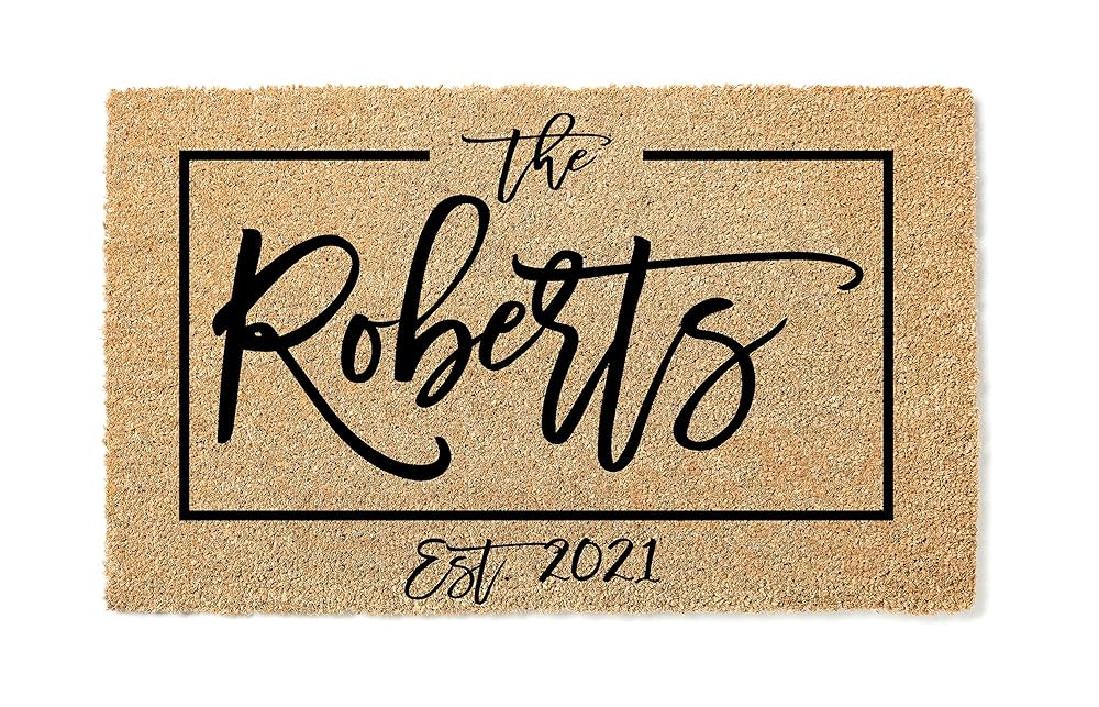 Housewarming Gift | Wedding Gift | Custom Doormat | Personalized Doormat | Closing Gift | Welcome... | Amazon (US)