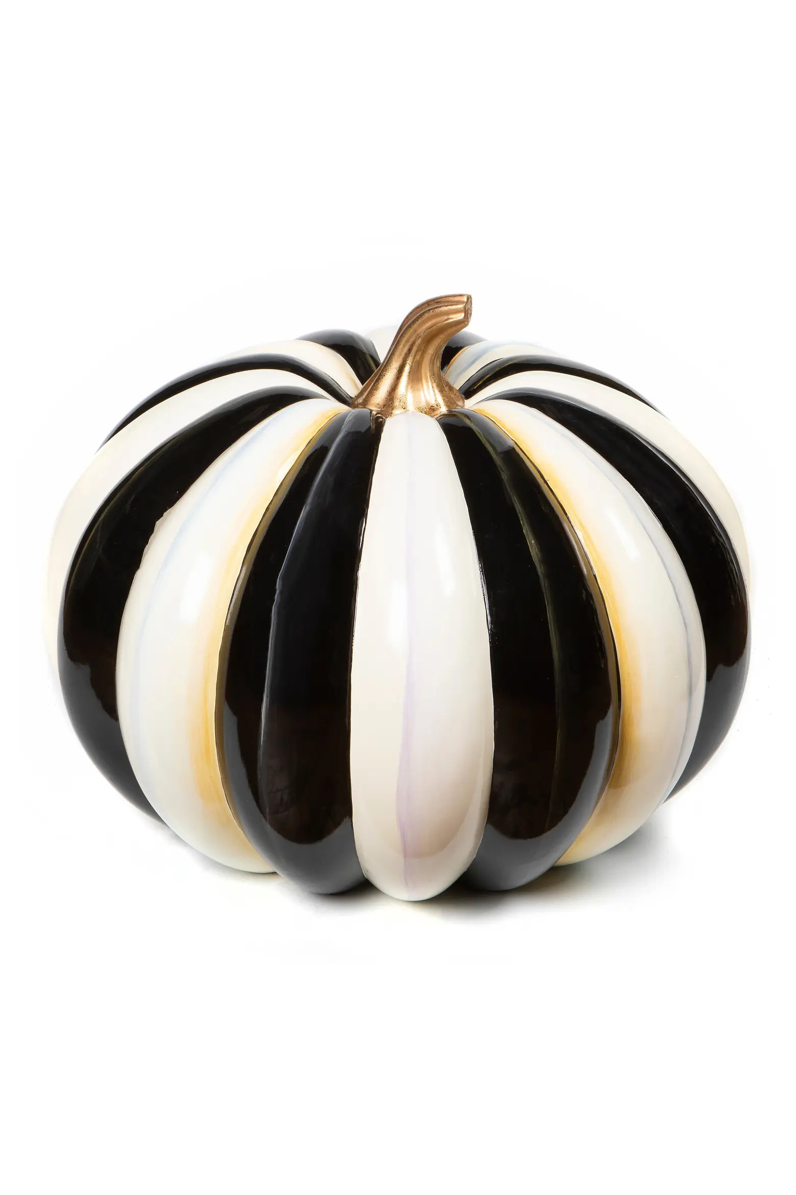 MACKENZIE CHILDS Courtly Stripe Outdoor Pumpkin Trophy | Nordstrom | Nordstrom
