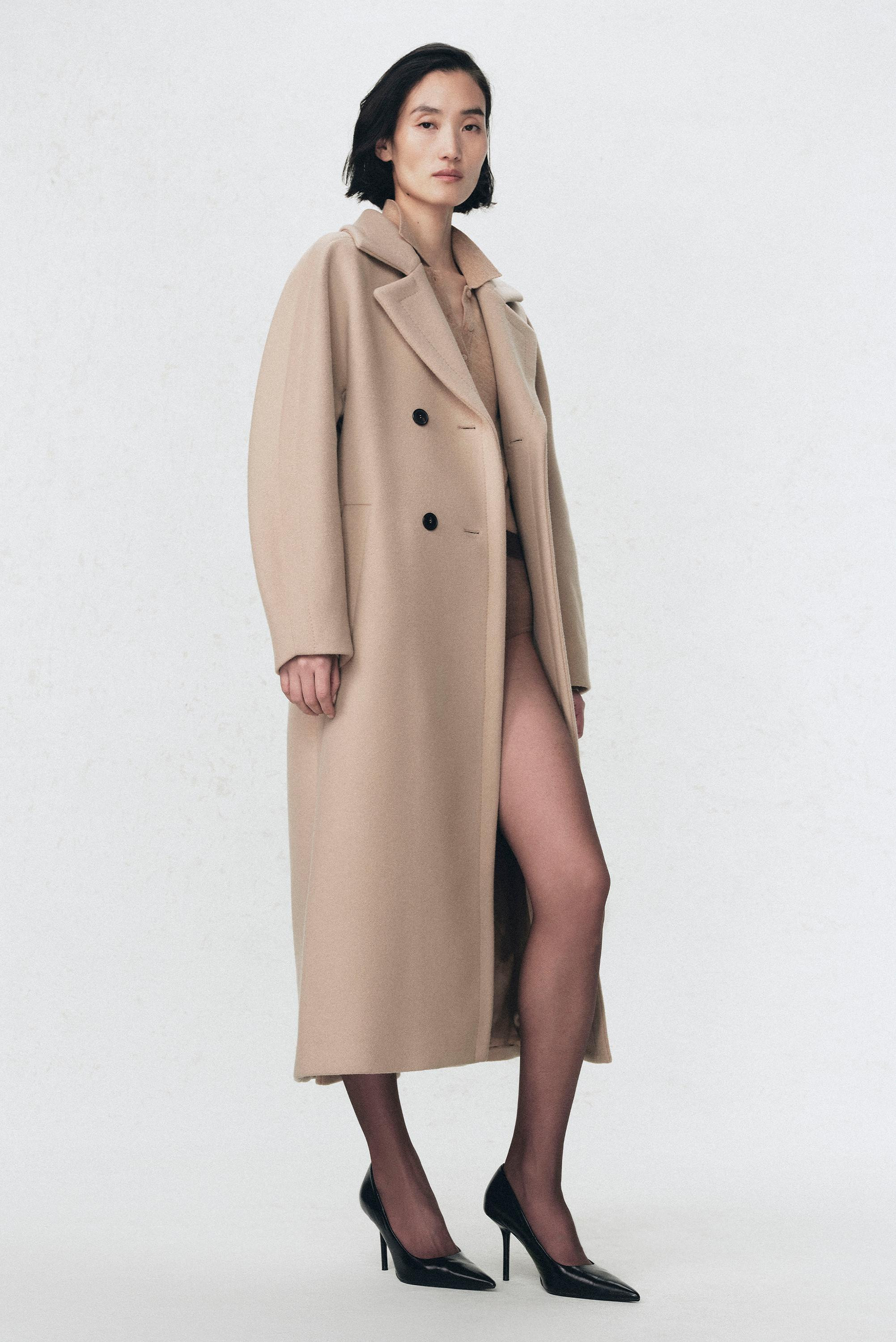 SOSHIOTSUKI X ZARA WOOL BLEND COAT | Zara UK