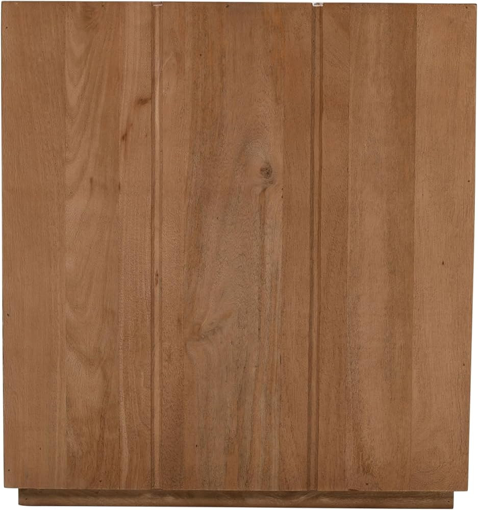 Jofran Sequoia 22" Solid Wood Modern Rustic Cube Carved End Table,Rustic Brown | Amazon (US)