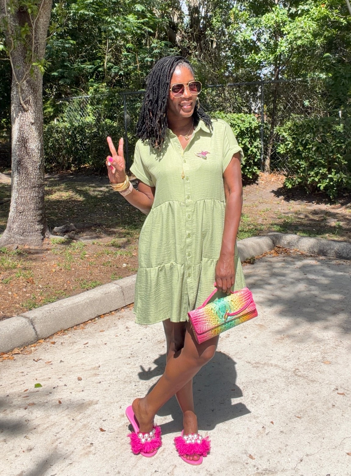This summer I said I was investing in baby doll dresses and statement sandals. And these fringe sandals did not disappoint!

The big pearl detail adds the perfect touch to the soft, feminine era that I’m in. (Pink is sold out but available in Orange and Blue)  

Full outfit: Amazon (yep even the accessories & hummingbird brooch 😉)
💕

#LTKootd #LTKOver40