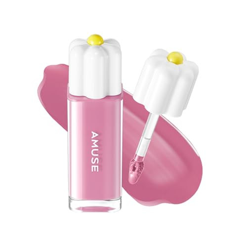 Amuse SEOUL Daisy Flower Dew Tint 08 AMETHYST | 35% High-moisture Water Tint, Long-lasting, Vitamin E Acetate, Moisturizing, No Peel Off, Lip Treatment, Non Sticky, Korean Lip Tint for Dry Lips | Amazon (US)