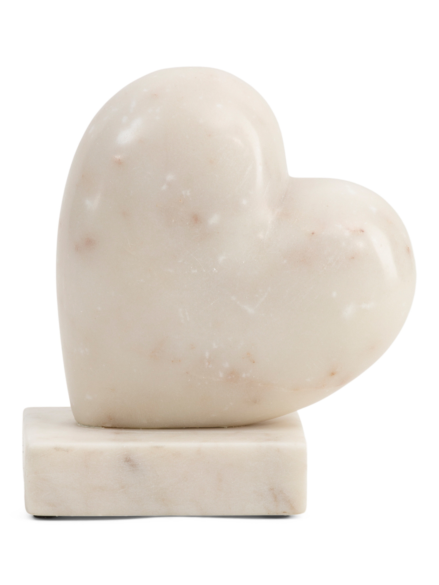 8.5in Marble Heart On Stand | TJ Maxx