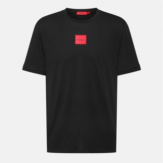 Mens HUGO Diragolino Contemporary T-Shirt with Logo Detail | Flannels UK