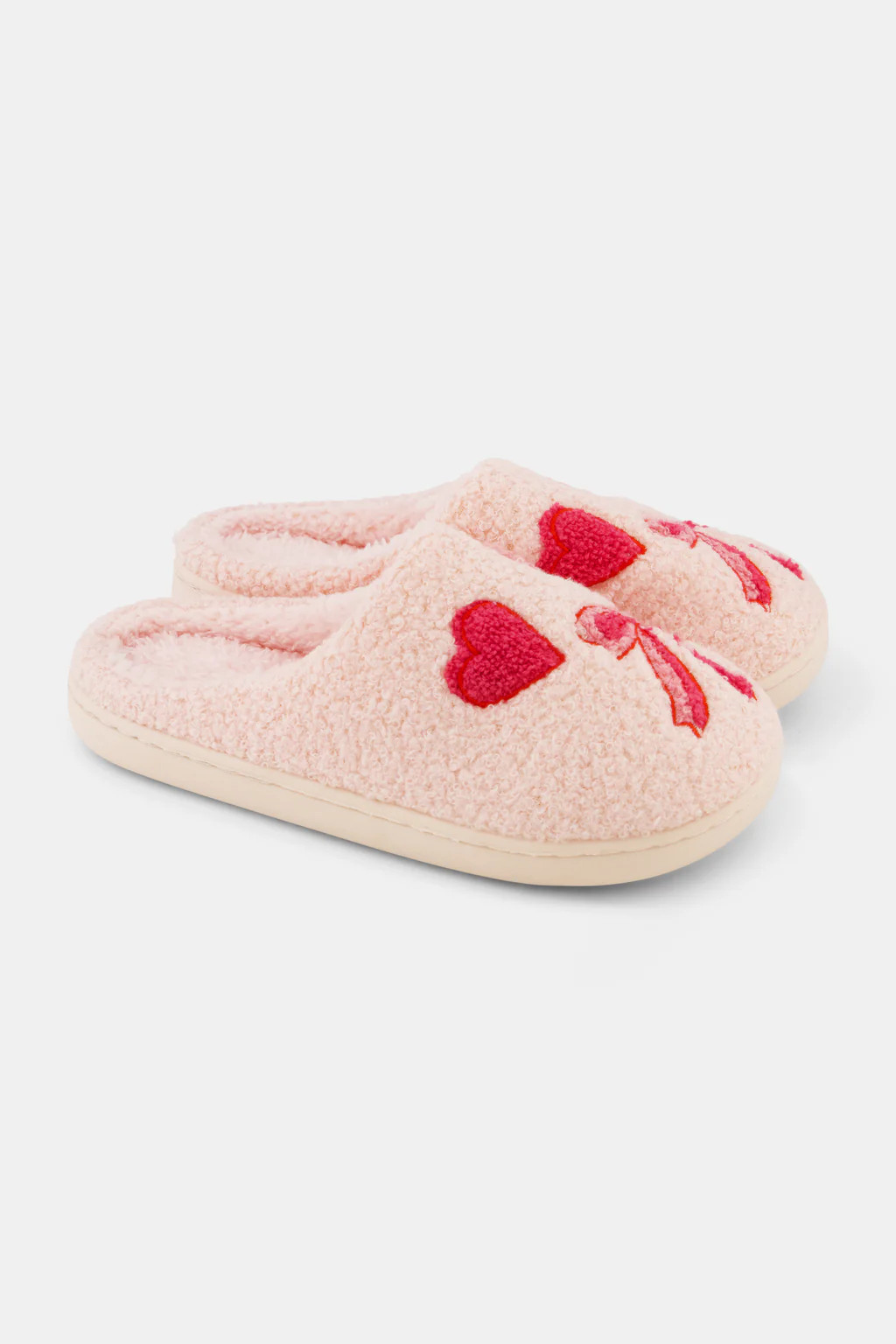 Hearts N' Bows Fuzzy Slipper | Roller Rabbit