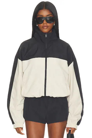 superdown Miley Track Jacket in Cream. - size XL | Revolve Clothing (Global)