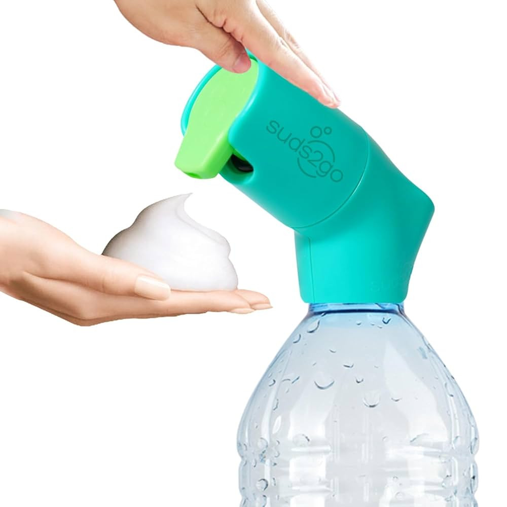 Portable Hand Washing Station Refillable Cap Universal Fit for Most Disposable Water Bottles with... | Amazon (US)