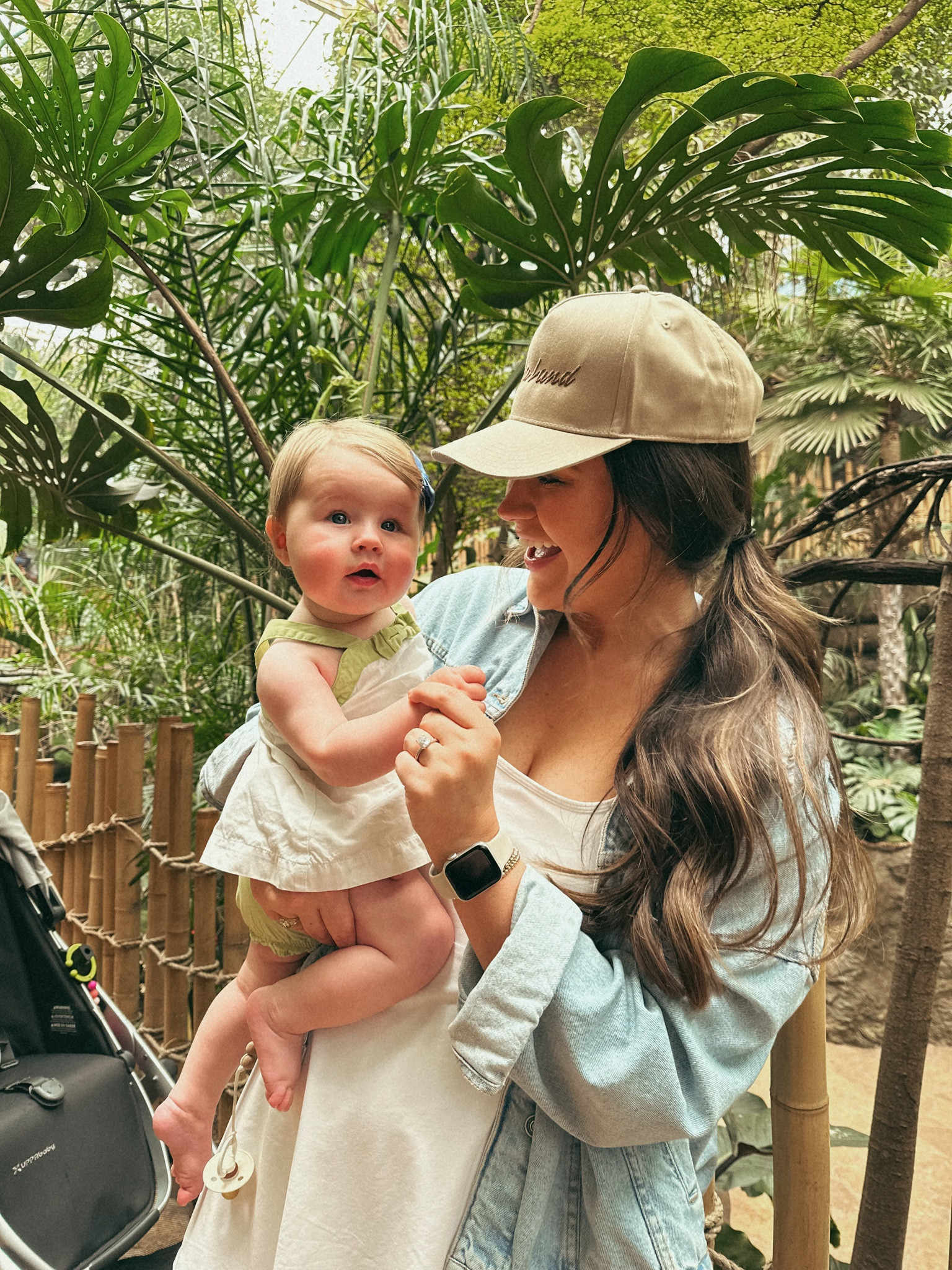 Perfect mom outfit! Denim jacket runs big- size down! 

#LTKfitness #LTKActive