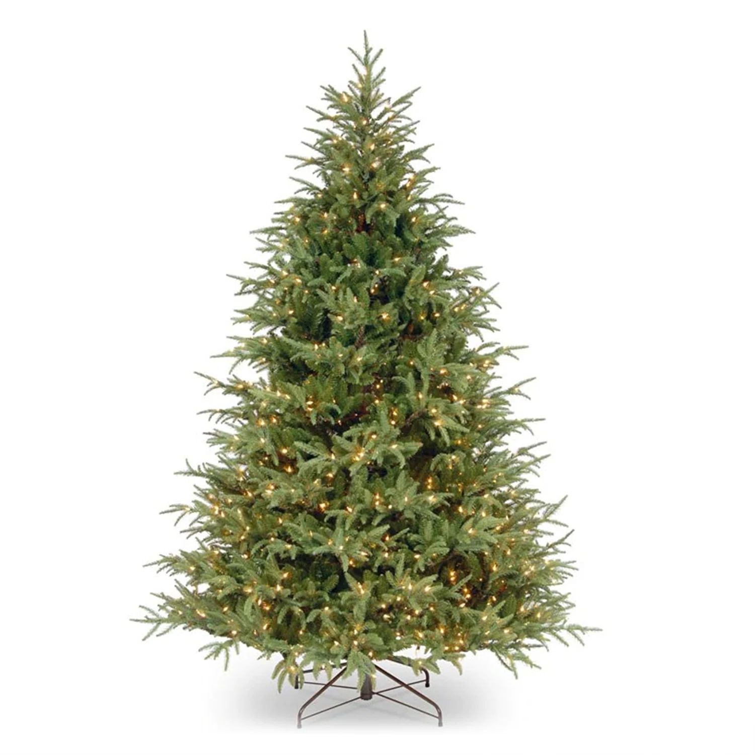 Frasier Grande Green Artificial Fir Christmas Tree with LED Color Lights | Wayfair North America
