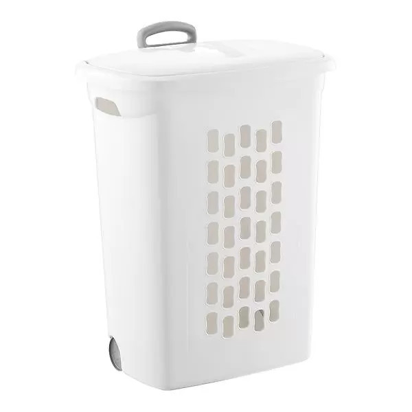 Rolling Hamper with Wheels | The Container Store