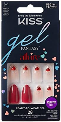 KISS Gel Fantasy Allure Valentine’s Day Nails - We Mist | Amazon (US)