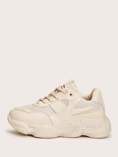 Lace-up Front Chunky Sneakers | SHEIN