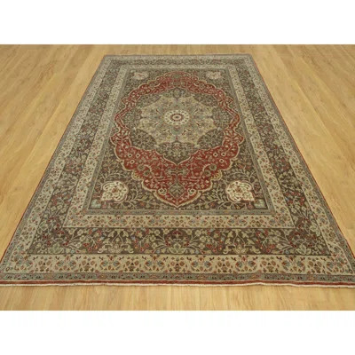 Caysey One-of-a-Kind Rectangle 9'2" X 12'1" New Age Wool Area Rug Red | Wayfair North America