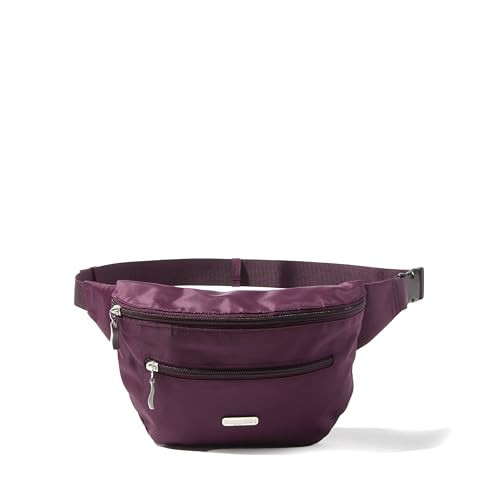 Baggallini Essential Belt Bag - 19x6" Crossbody Fanny Pack Waist Pack w/RFID & Adjustable Strap | Amazon (US)