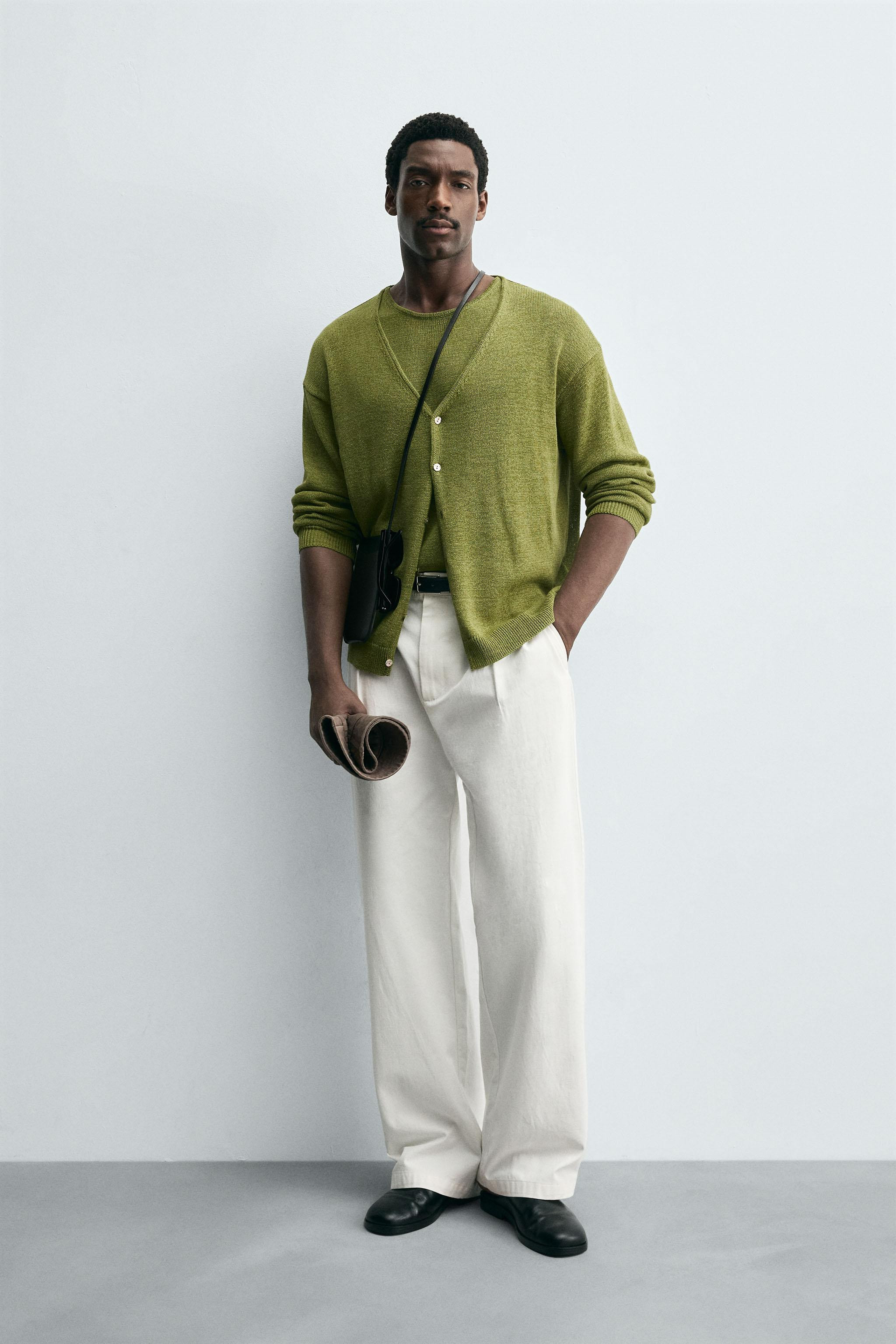 LINEN CARDIGAN | Zara US