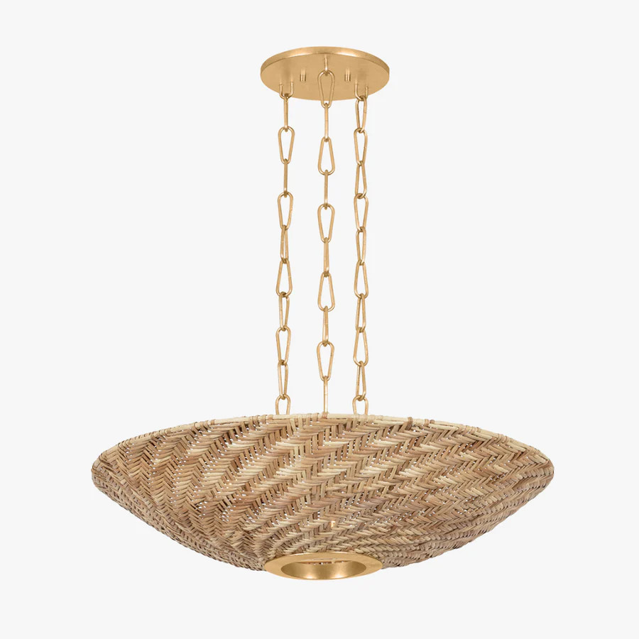 Ortiz Woven Rattan Pendant | Dear Keaton