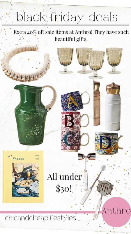 Anthropologie extra 40% off sale - makes amazing gifts! 

Anthropologie 
Anthro gifts 

#LTKSeasonal #LTKGiftGuide