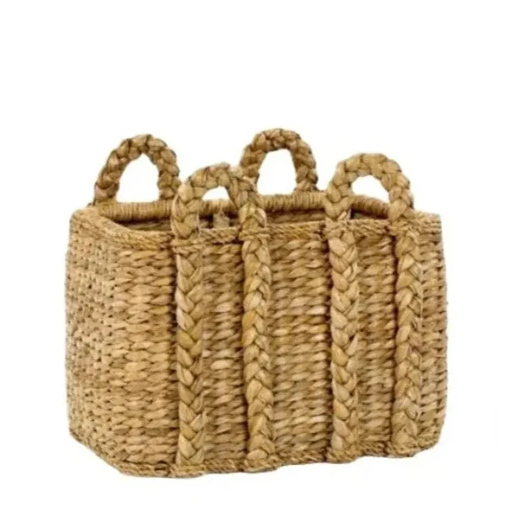 Rectangular Rush Basket | Over The Moon