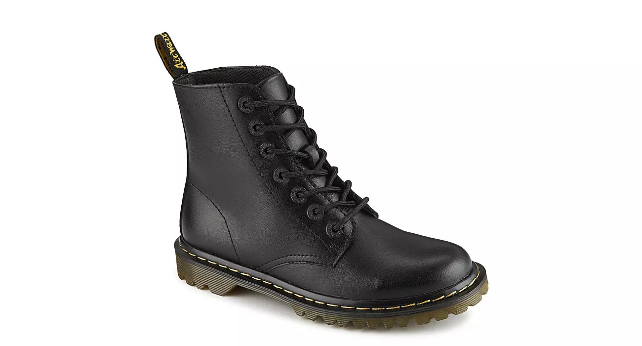 Dr.martens Womens Luana Combat Boot - Black | Rack Room Shoes