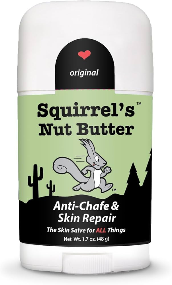Squirrel's Nut Butter Anti Chafing Stick | All Natural Chafe Prevention & Skin Care for Athletes,... | Amazon (US)
