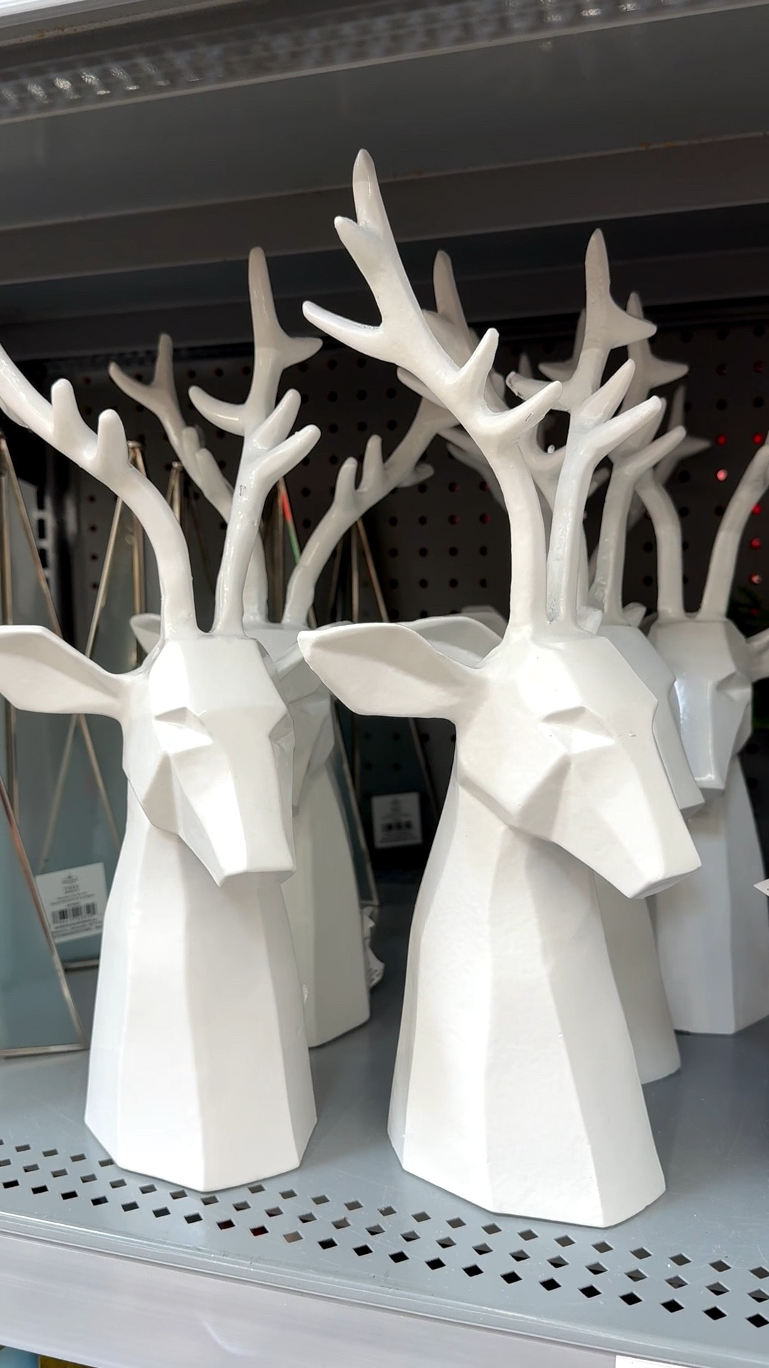 If your holiday decorating vibe is modern, check out this tabletop geometric reindeer. It’s made of aluminum and painted a crisp white. The faceted design is an impressive 14.5 inches tall. It’s perfect to display on a mantle, sideboard, or entryway table.

And if you’re a mosaic artist, this would also make a fun substrate for your artwork. For mosaic tips, tutorials + inspiration please visit my YouTube channel: YouTube.com/julieweilbacher and follow @julieweilbacher on Instagram for all things mosaic art.

#modernchristmasdecor #modernreindeerdecor #geometricreindeerdecor #reindeer #walmart #budgetchristmasdecor #holidaydecor #contemporarychristmas #chicchristmasdecor #whitereindeerdecor

#LTKHome #LTKHoliday #LTKFindsUnder50