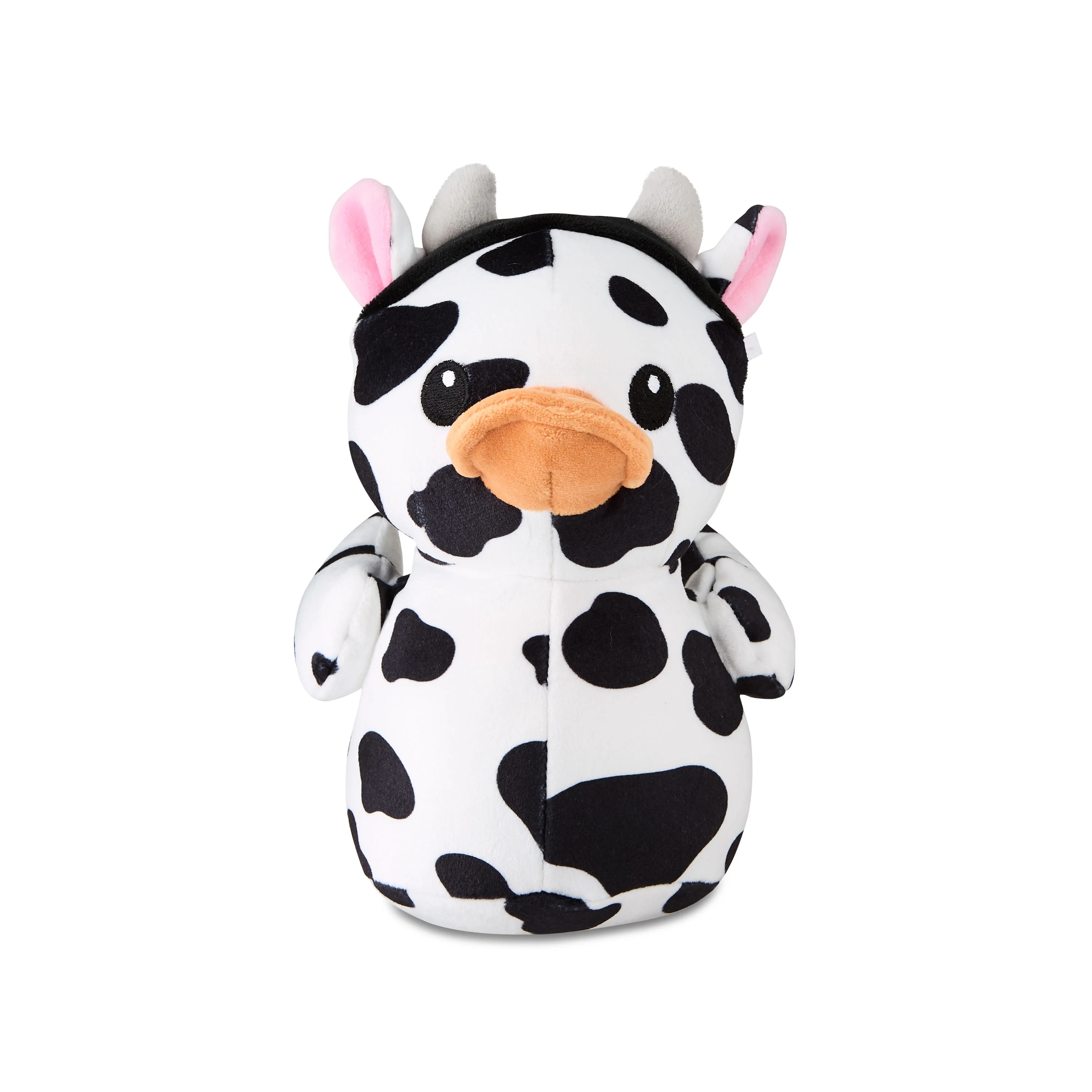 Easter Black & White Cow Duck Plush with Horns, 7 in, by Way To Celebrate | Walmart (US)